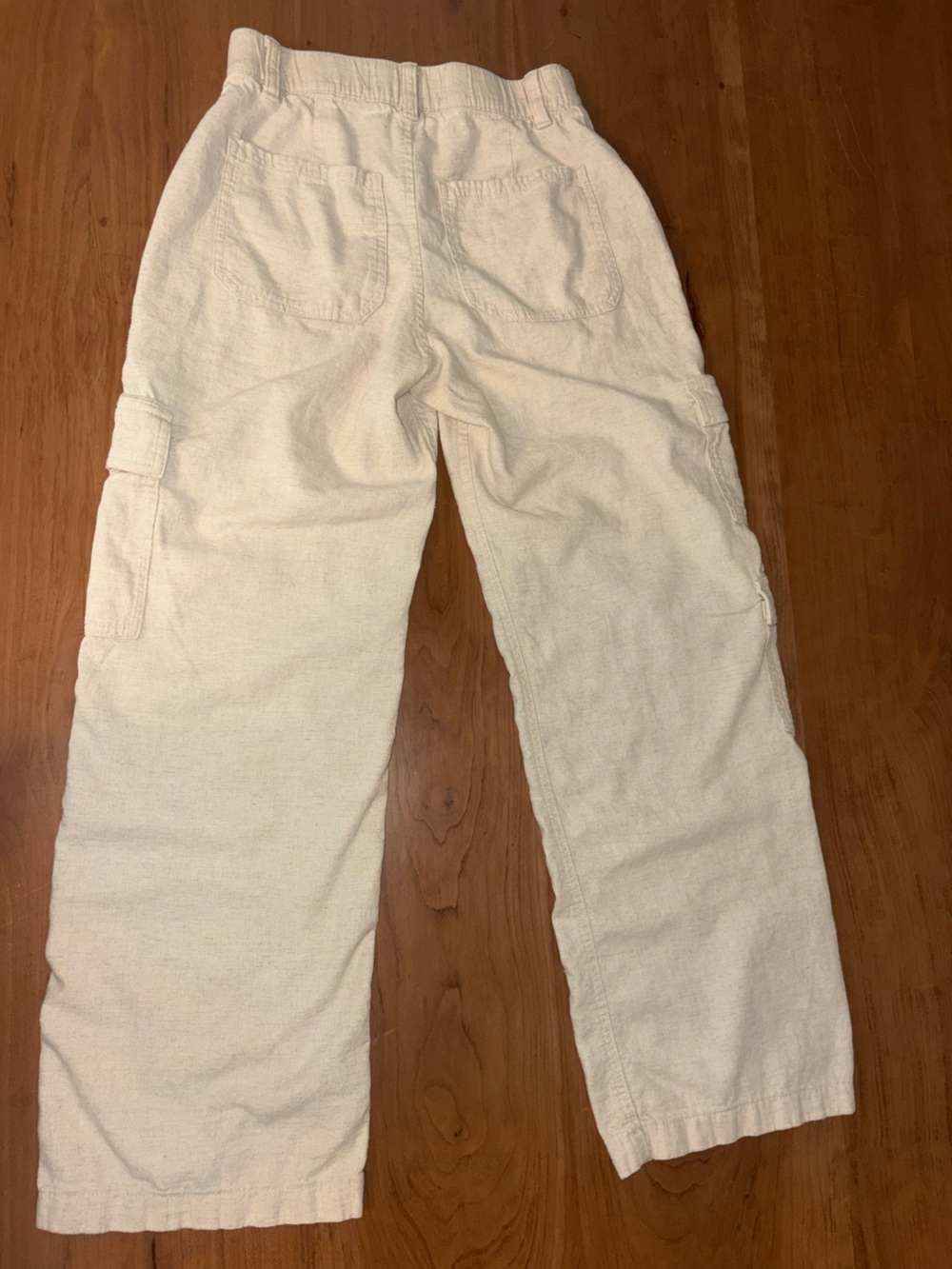 Linen cargo pants - Picture 2 of 3